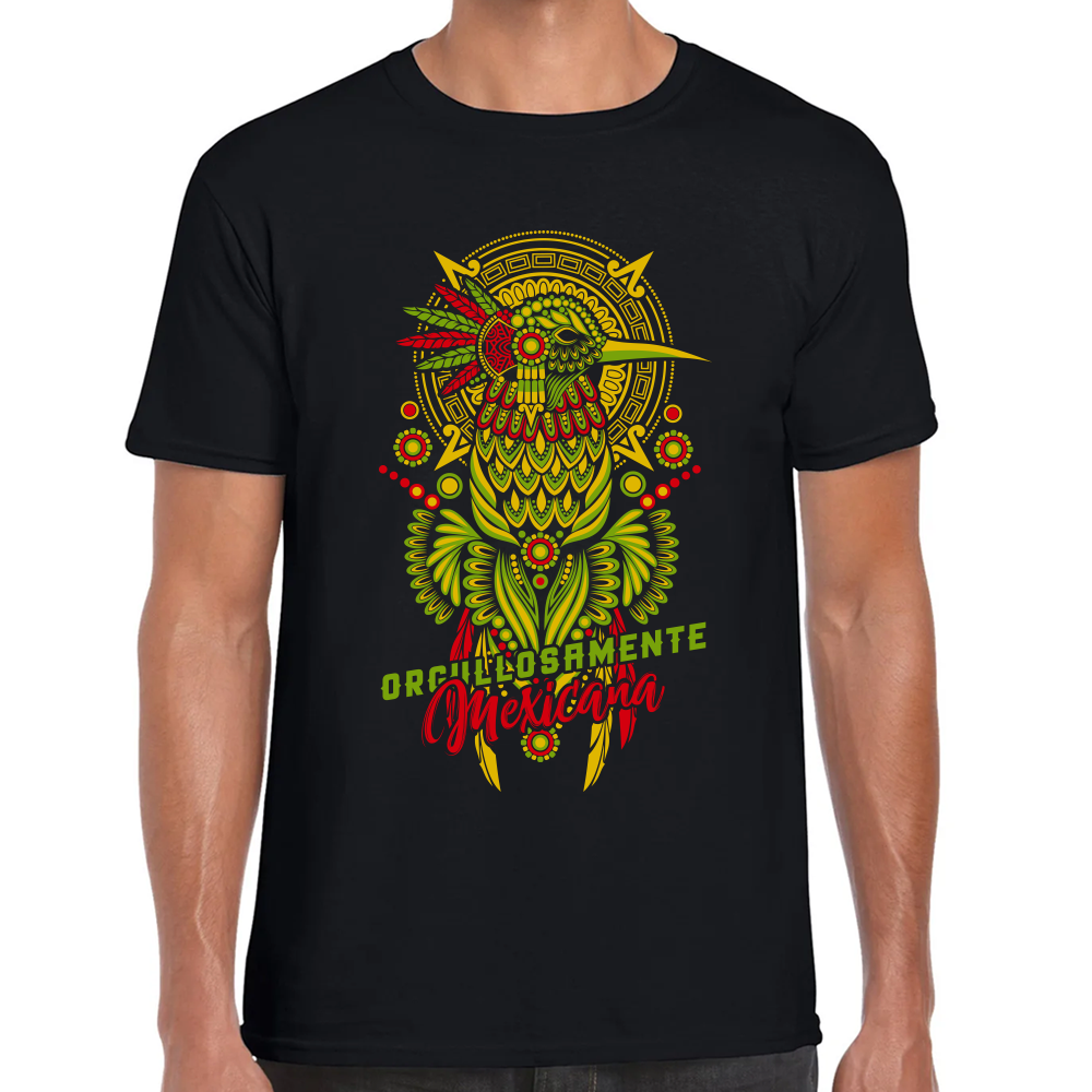Playera Fiestas Patrias México Orgullosamente Mexicano Algodón Premium #0001784 Imagen principal del producto