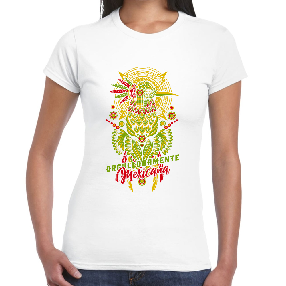 Playera Fiestas Patrias México Orgullosamente Mexicano Algodón Premium #0001784