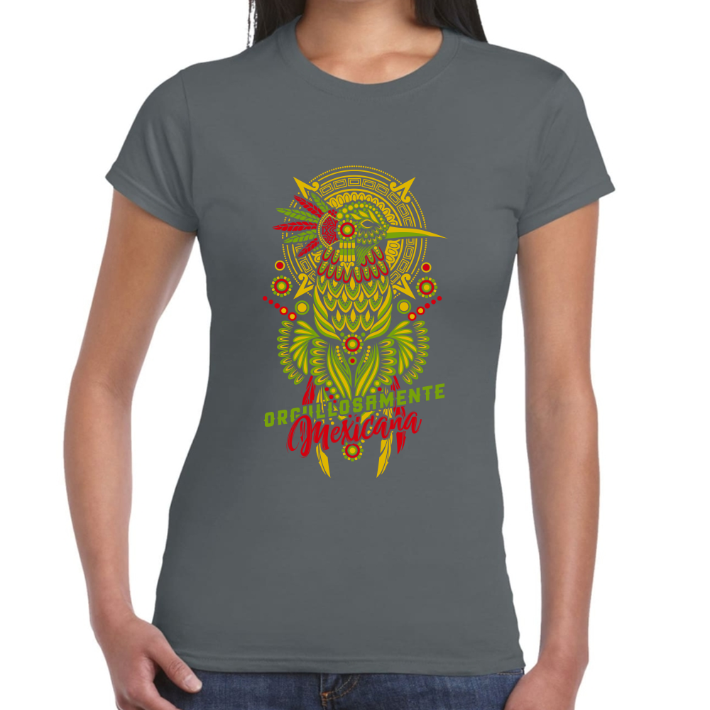 Playera Fiestas Patrias México Orgullosamente Mexicano Algodón Premium #0001784