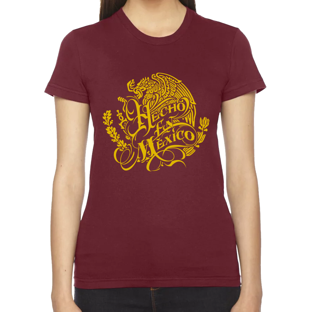 Playera Fiestas Patrias Hecho en México Algodón Premium #0001787