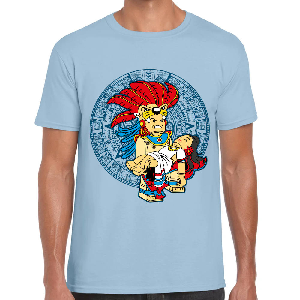Playera Fiestas Patrias México Lego Azteca Algodón #0001791