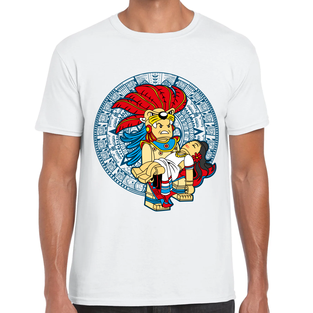 Playera Fiestas Patrias México Lego Azteca Algodón #0001791