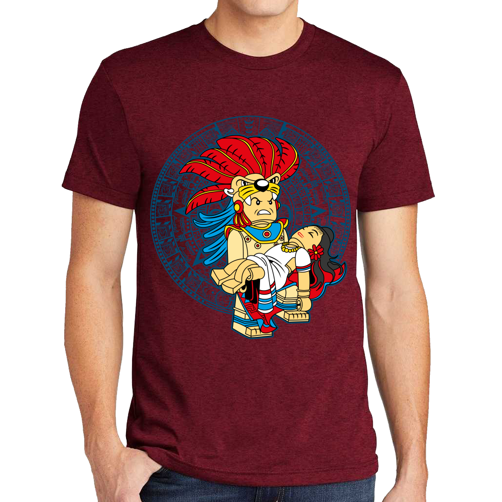 Playera Fiestas Patrias México Lego Azteca Algodón #0001791