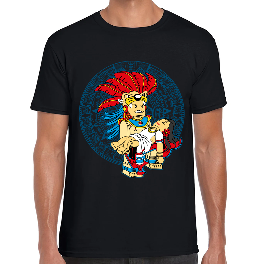 Playera Fiestas Patrias México Lego Azteca Algodón #0001791
