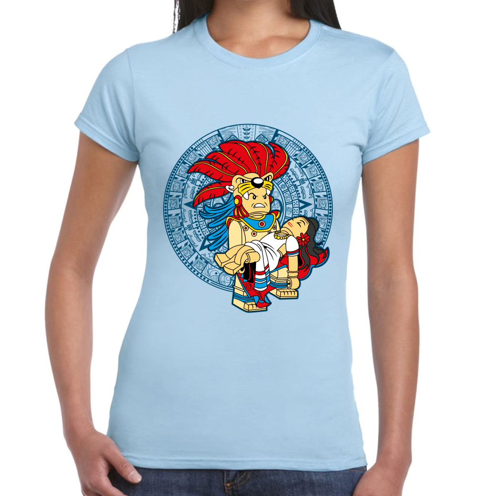 Playera Fiestas Patrias México Lego Azteca Algodón #0001791