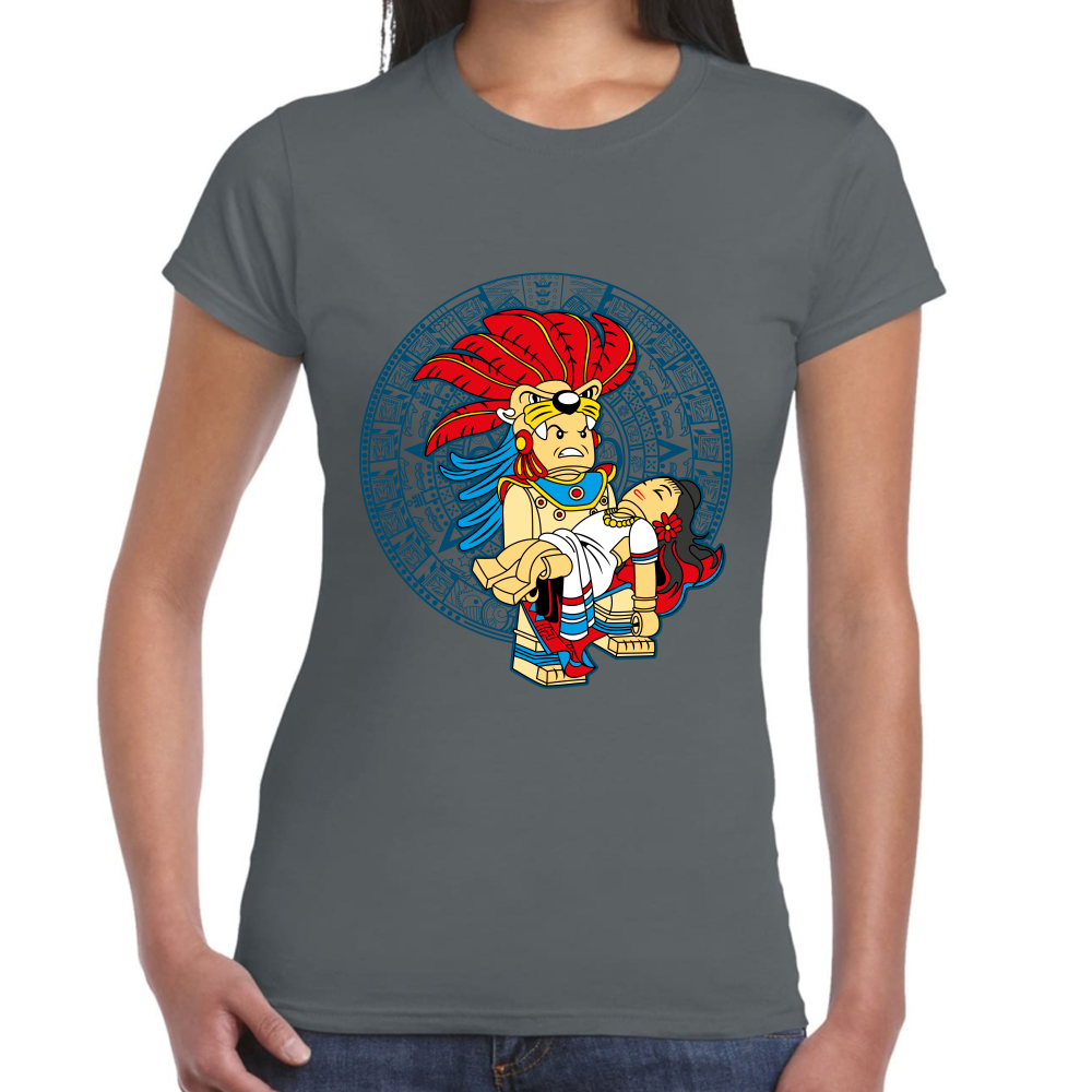 Playera Fiestas Patrias México Lego Azteca Algodón #0001791