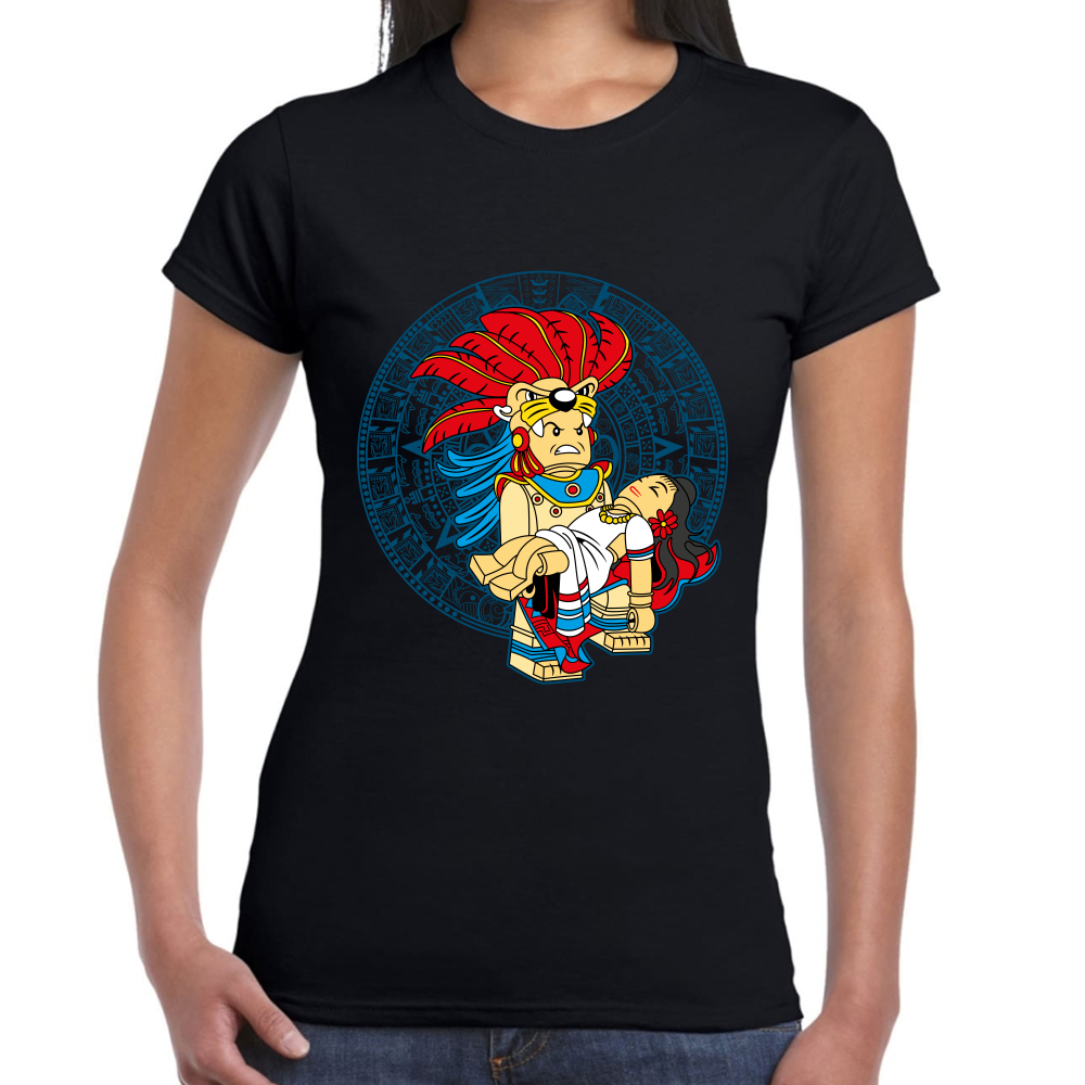 Playera Fiestas Patrias México Lego Azteca Algodón #0001791