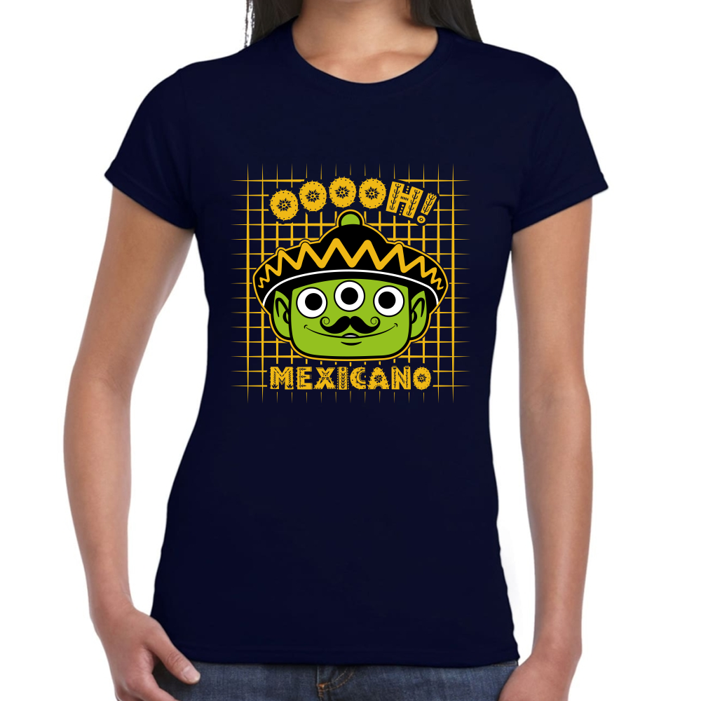 Playera Fiestas Patrias Ooooh Mexicano Algodón #0001793