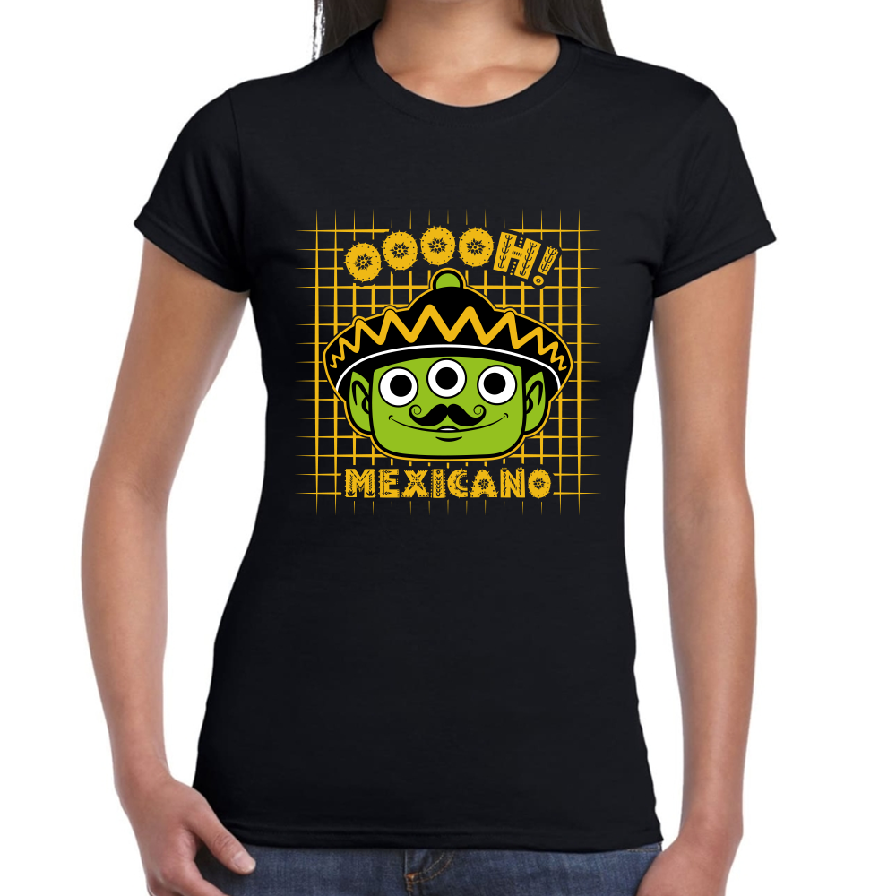 Playera Fiestas Patrias Ooooh Mexicano Algodón #0001793 Imagen secundaria del producto
