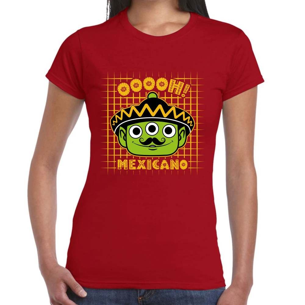 Playera Fiestas Patrias Ooooh Mexicano Algodón #0001793