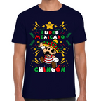 Playera Fiestas Patrias Super Mario Mexicano #0001796