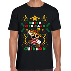 Playera Fiestas Patrias Super Mario Mexicano #0001796