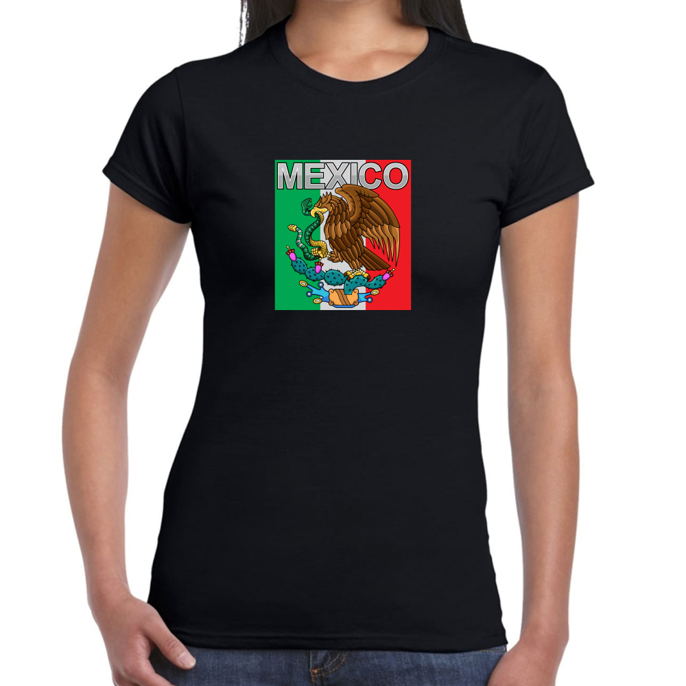 Playera Fiestas Patrias Bandera de México #0001797