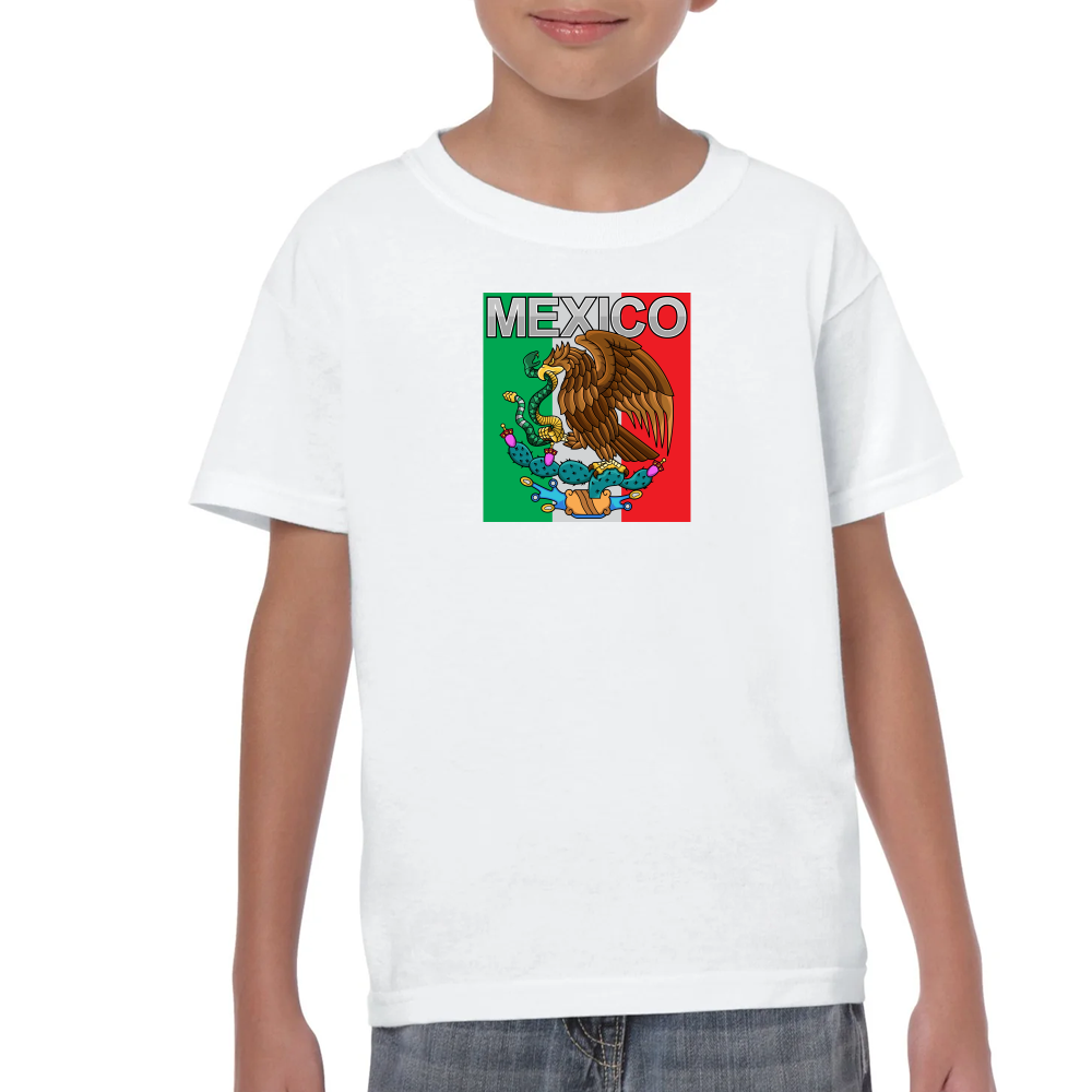Playera Fiestas Patrias Bandera de México #0001797