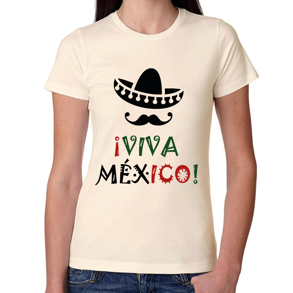 Playera Fiestas Patrias Viva México Algodón Premium #0001800