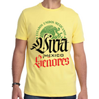 Playera Fiestas Patrias Viva México Señores Algodón Premium #0001804