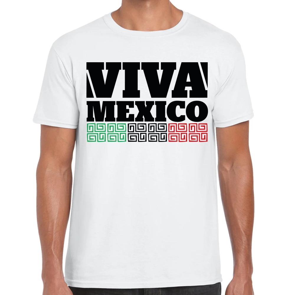 Playera Fiestas Patrias Viva México Algodón Premium #0001806