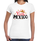 Playera Fiestas Mexicanas Viva México Algodón Premium #0001814