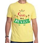 Playera Fiestas Patrias Que Viva México Algodón Premium #0001815