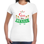 Playera Fiestas Patrias Que Viva México Algodón Premium #0001815