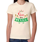 Playera Fiestas Patrias Que Viva México Algodón Premium #0001815