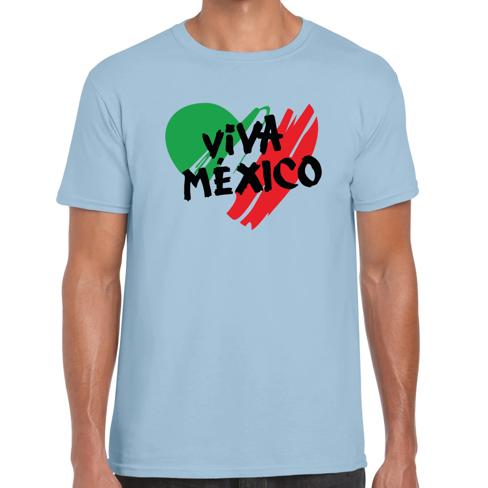 Playera Fiestas Patrias Viva México Algodón Premium #0001825