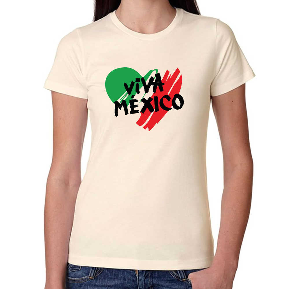 Playera Fiestas Patrias Viva México Algodón Premium #0001825