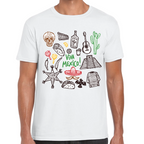 Playera Fiestas Patrias Viva México Algodón Premium #0001827