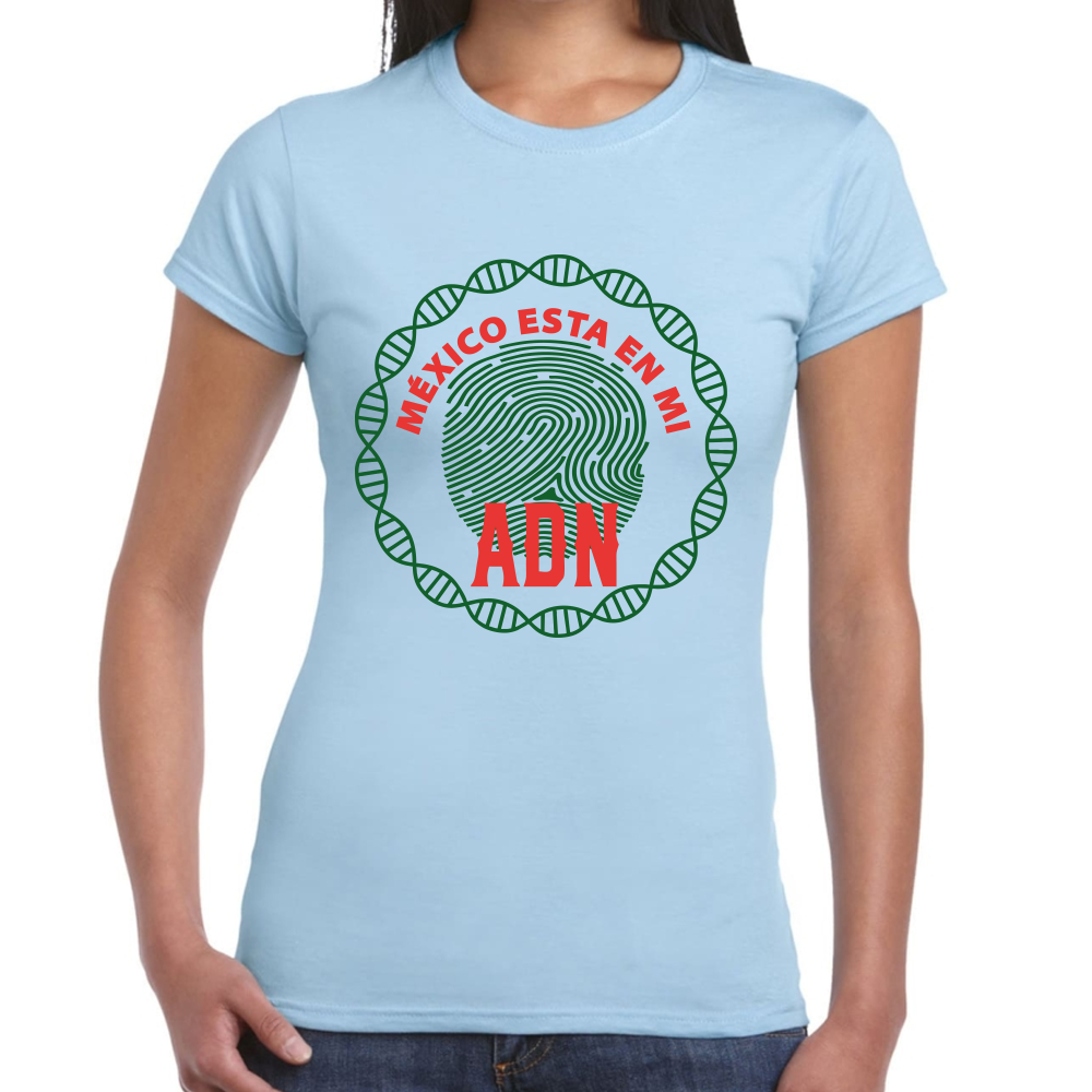 Playera Fiestas Patrias México en tu Corazón Algodón Premium #0001828