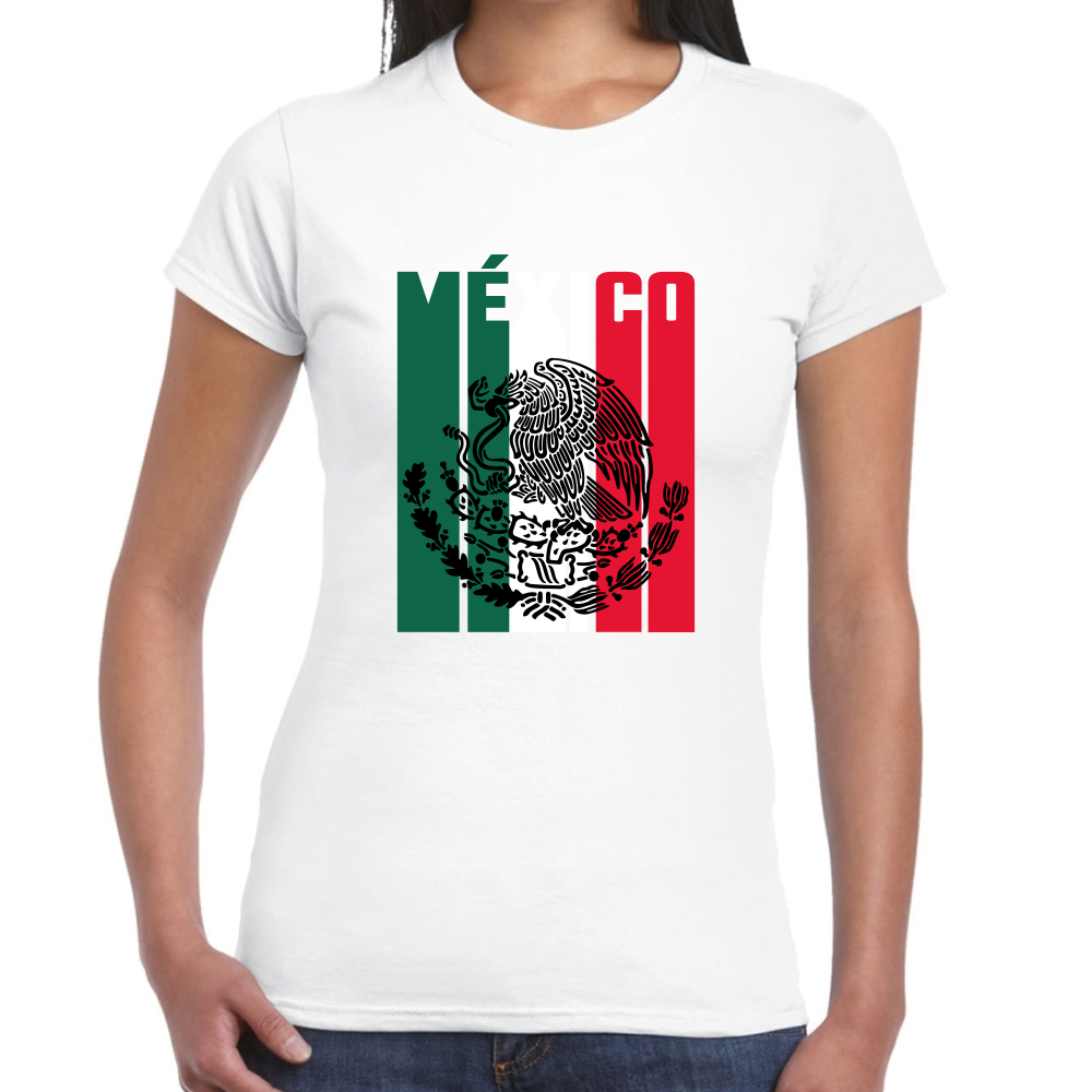 Playera Fiestas Patrias Viva México Algodón Premium #0001830