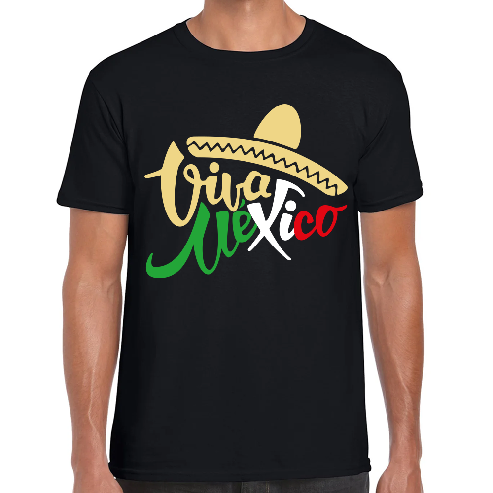Playera Fiestas Patrias Viva México Algodón #0001831