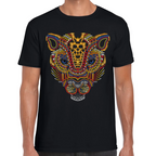 Playera Fiestas Patrias México Felino Azteca #0001835