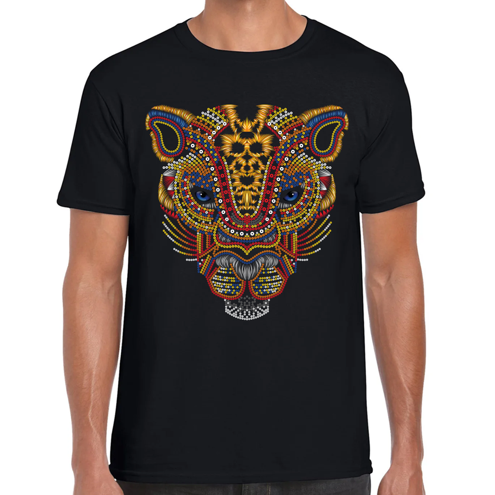 Playera Fiestas Patrias México Felino Azteca #0001835