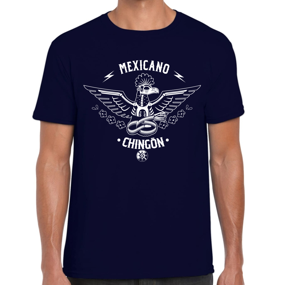 Playera Fiestas Patrias Mexicano Chingon Algodón Premium #0001843