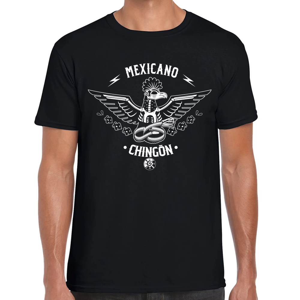 Playera Fiestas Patrias Mexicano Chingon Algodón Premium #0001843