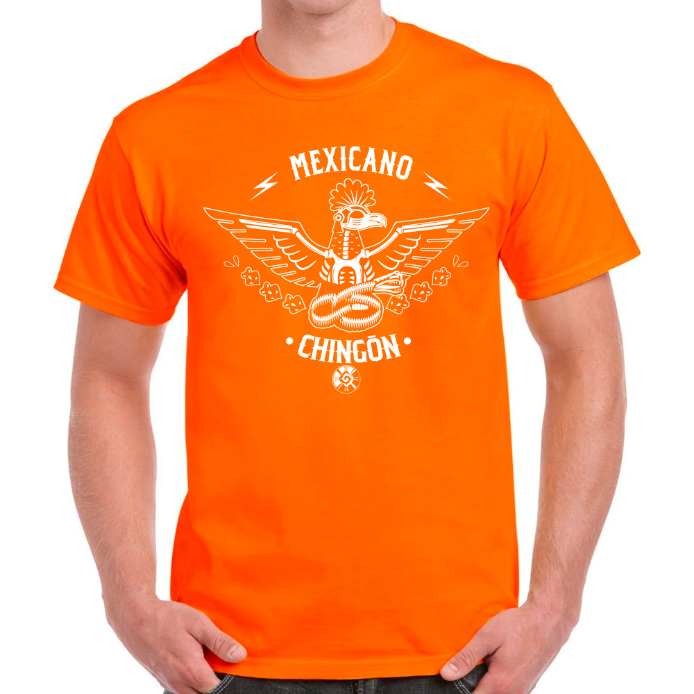 Playera Fiestas Patrias Mexicano Chingon Algodón Premium #0001843