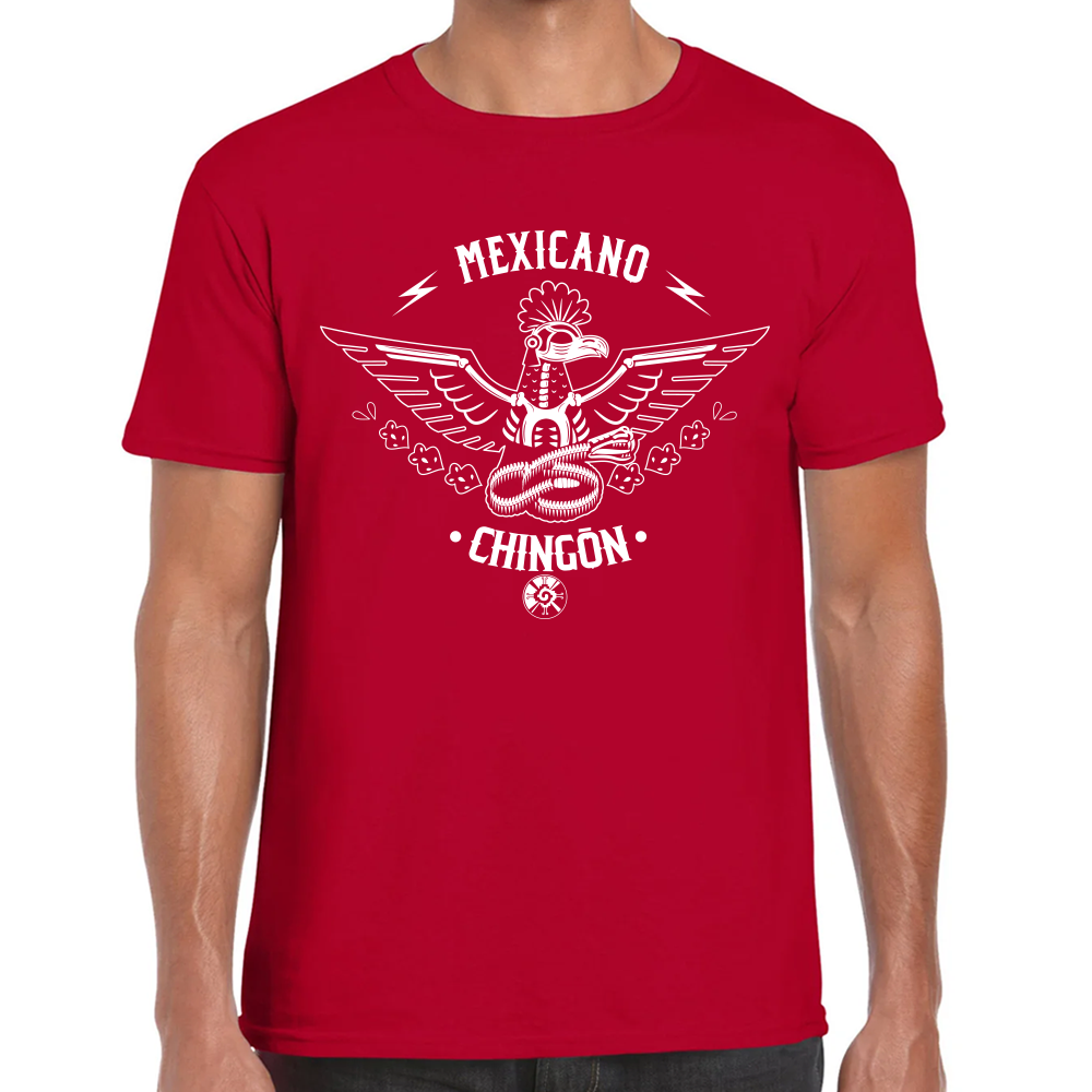 Playera Fiestas Patrias Mexicano Chingon Algodón Premium #0001843