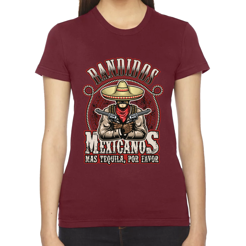 Playera Fiestas Patrias Bandidos Mexicanos Algodón Premium #0001847
