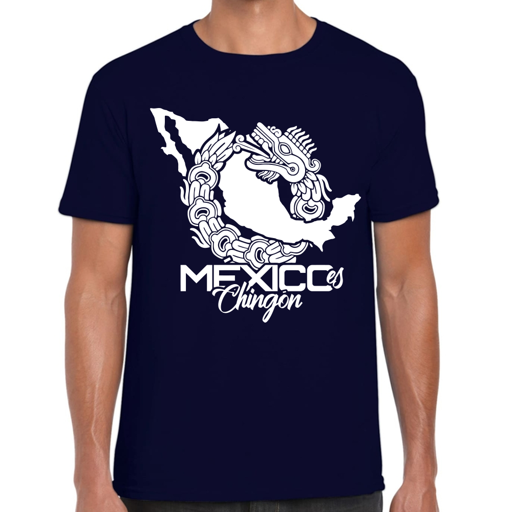 Playera Fiestas Patrias México es Chingón #0001850