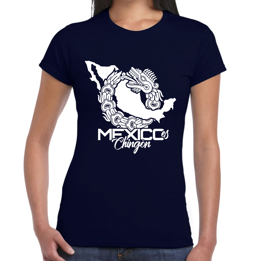 Playera Fiestas Patrias México es Chingón #0001850