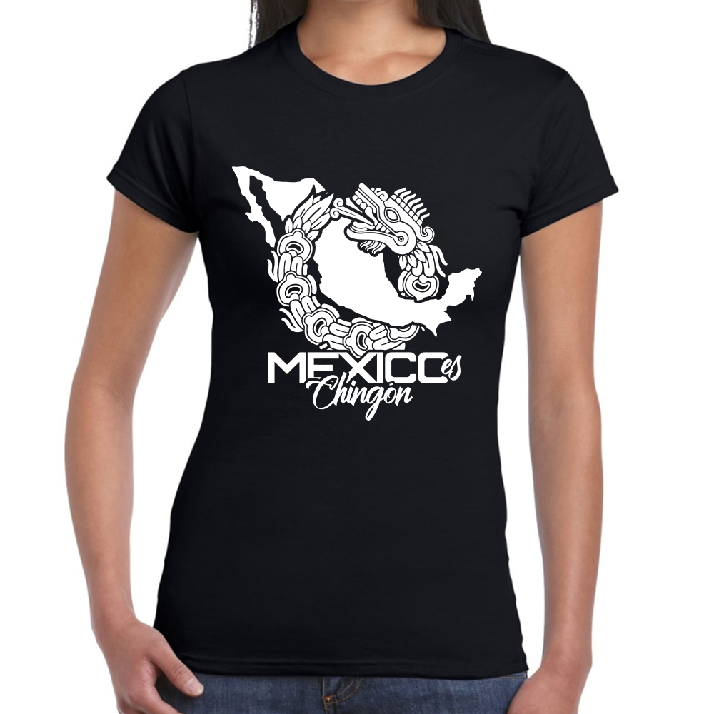 Playera Fiestas Patrias México es Chingón #0001850