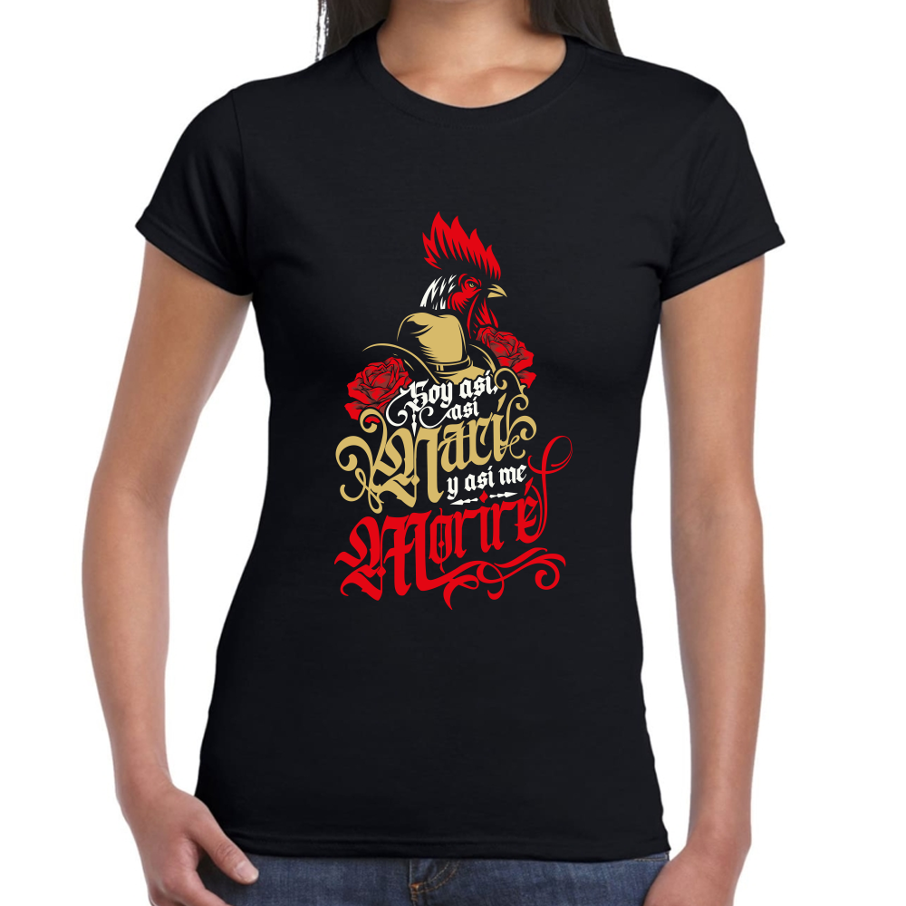 Playera Fiestas Patrias México Yo Así Nací.. Algodón  #0001857