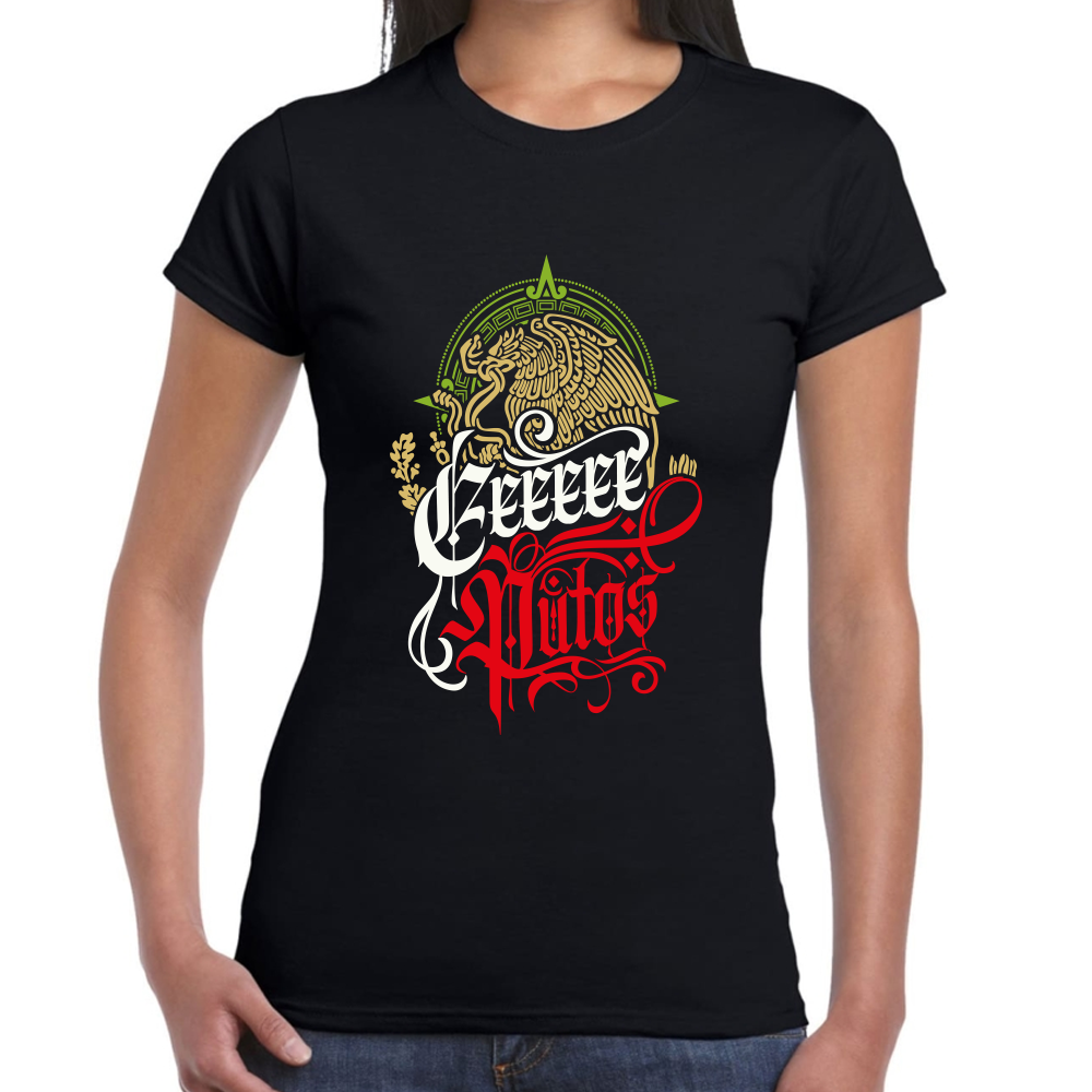 Playera Fiestas Patrias Heeeee Putos Algodón Premium #0001864