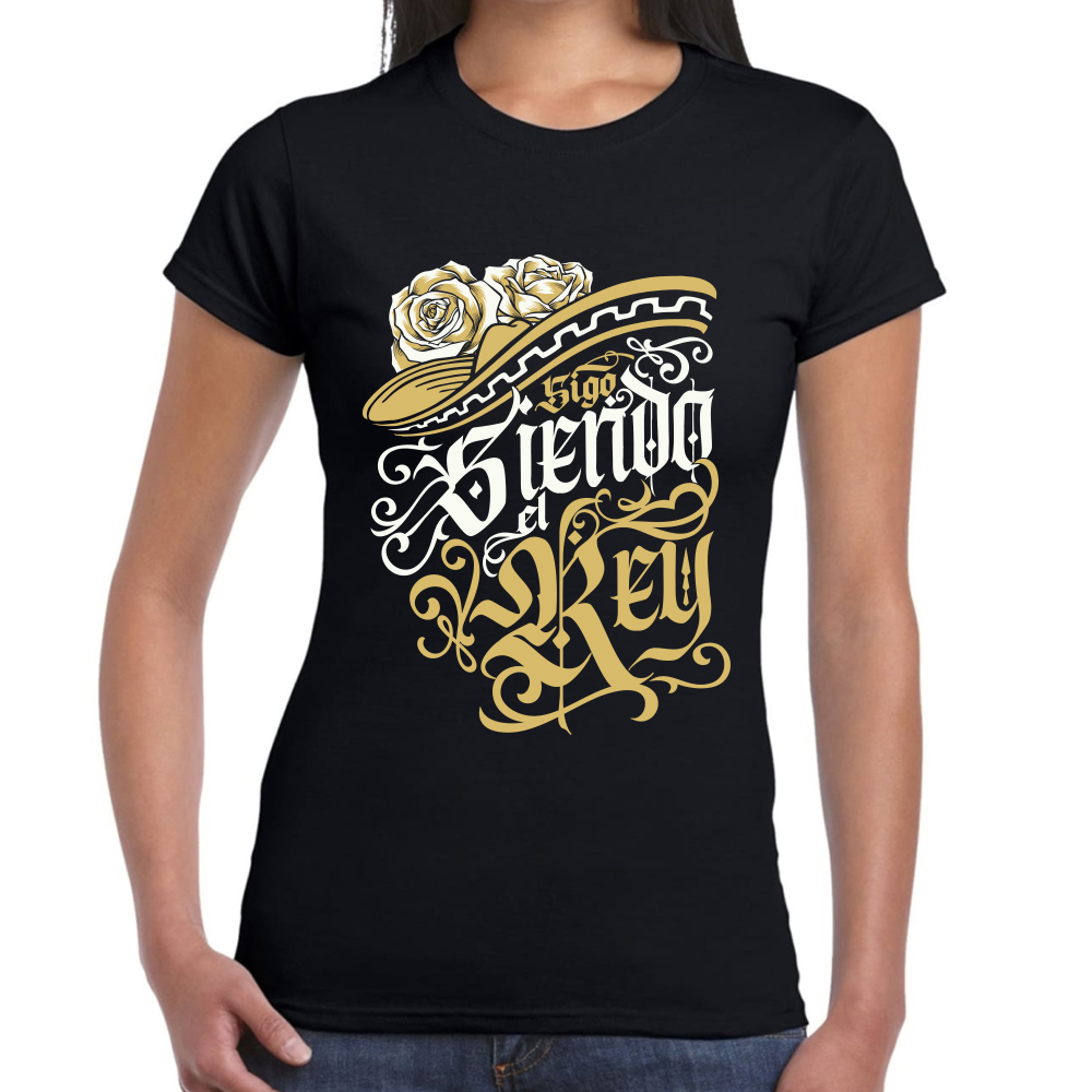 Playera Fiestas Patrias Sigo Siendo el Rey Algodón Premium #0001868