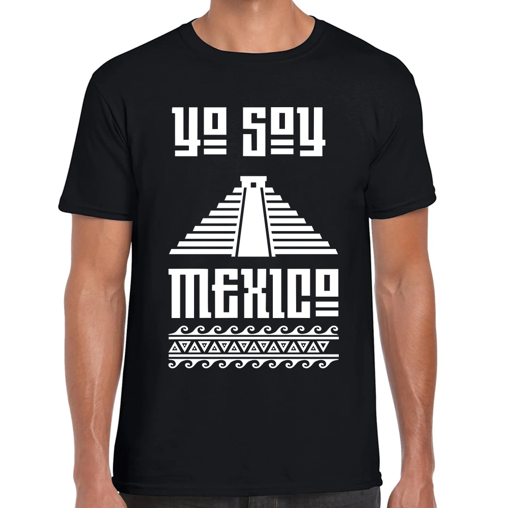 Playera Fiestas Patrias Yo Soy México Algodón Premium #0001874