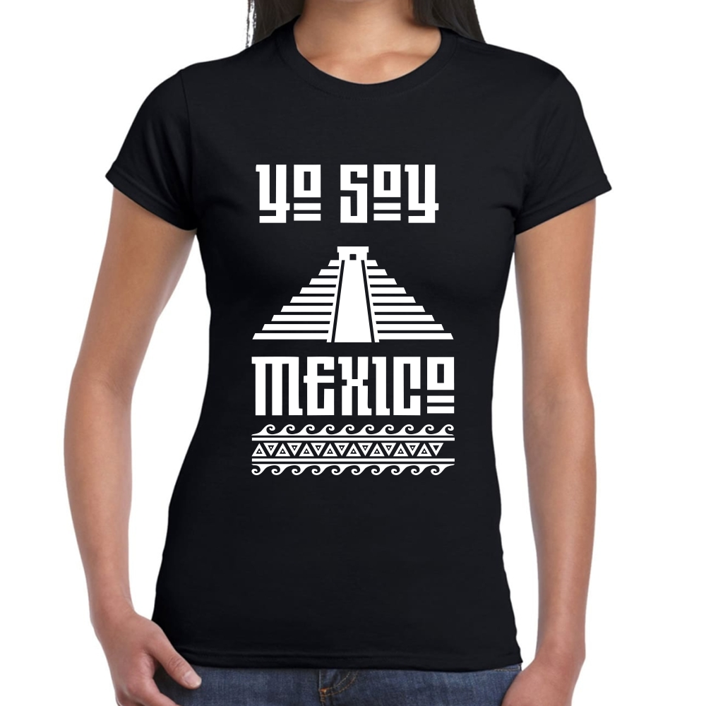 Playera Fiestas Patrias Yo Soy México Algodón Premium #0001874
