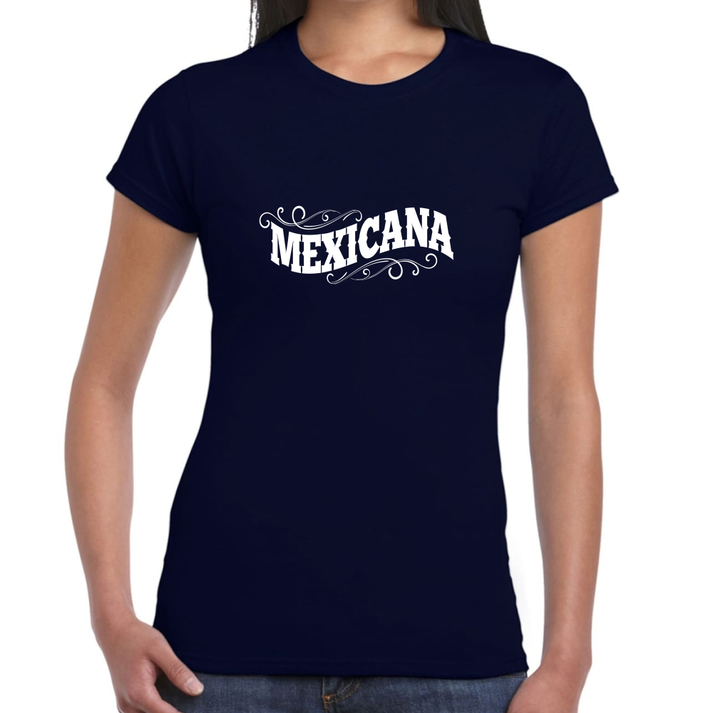 Playera Fiestas Patrias Soy Mexicana Algodón Premium #0001877 Imagen secundaria del producto