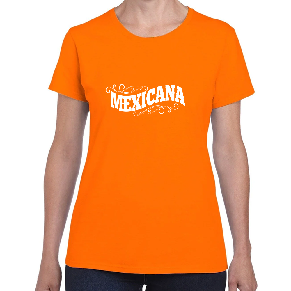 Playera Fiestas Patrias Soy Mexicana Algodón Premium #0001877