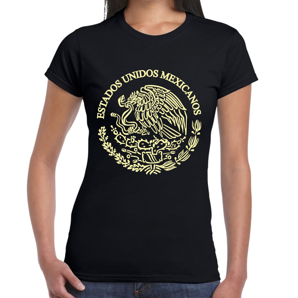 Playera Fiestas Patrias Escudo Nacional Algodón Premium #0001882 Imagen secundaria del producto