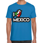 Playera Fiestas Patrias I Love México Algodón Premium #0001890